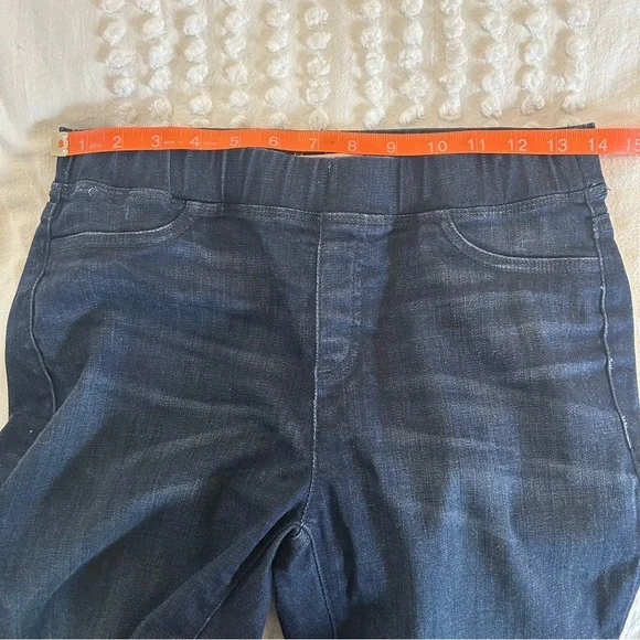 Eileen Fisher Women's Dark Blue Pull On Denim Jeggings / Leggings Sz XS - Picture 7 of 11